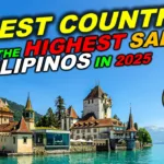 top countries with highest salary for Filipinos